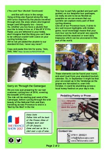 Newsletter October November 2016 Page 2